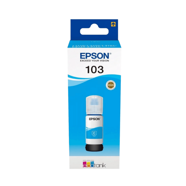 Tusz EPSON 103 CYAN do drukarek L3150/ L3151/ L3156/ L3250/ L3251